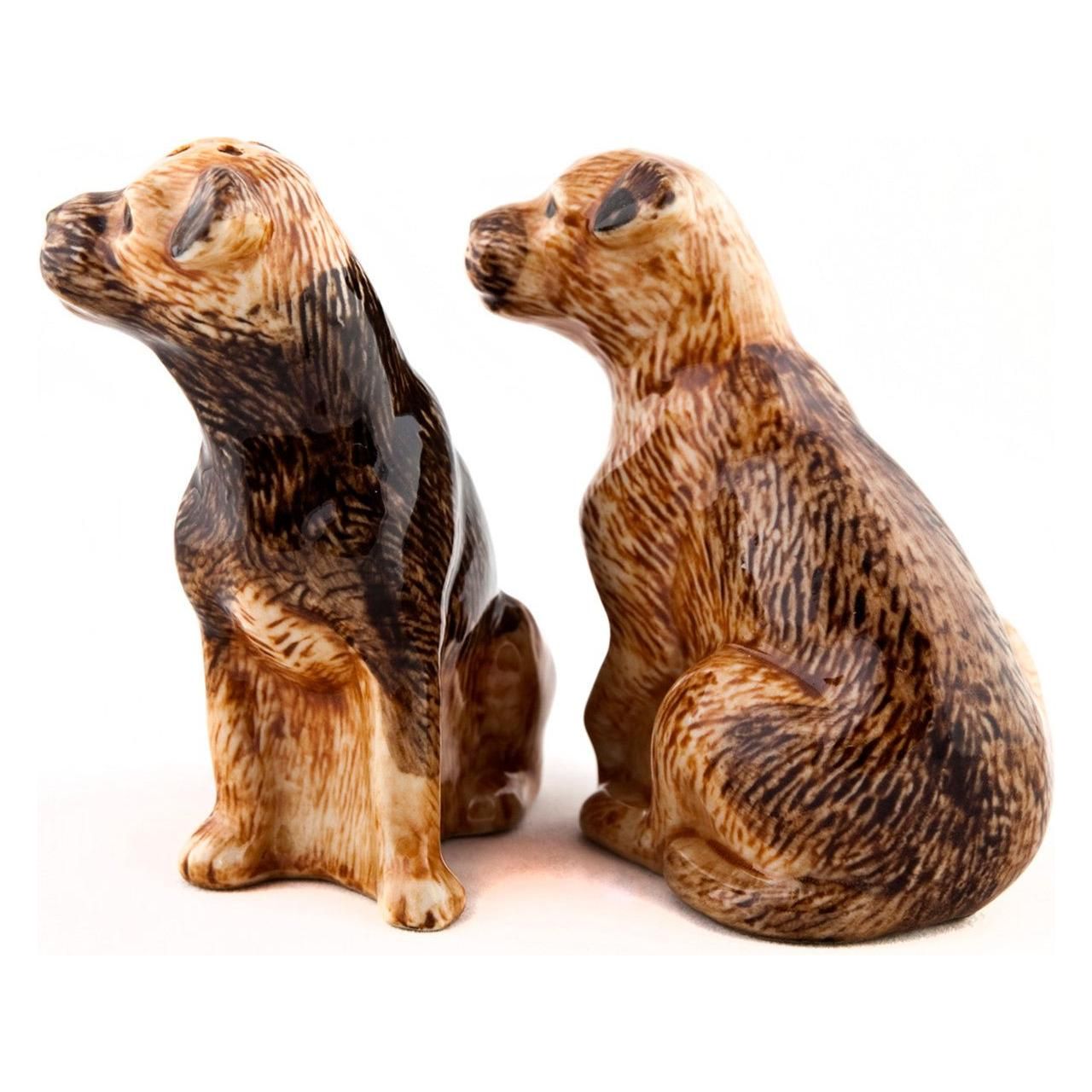Border Terrier salt and pepper pots - Equisafety