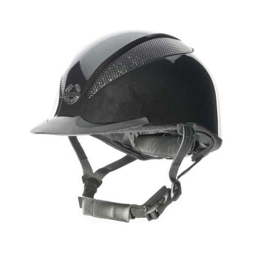 Champion Air - Tech Deluxe Dial Fit Riding Hat - Metallic Black - Equisafety