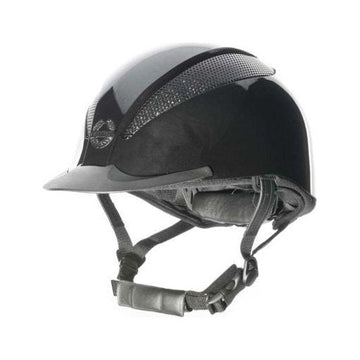 Champion Air - Tech Deluxe Dial Fit Riding Hat - Metallic Black - Equisafety