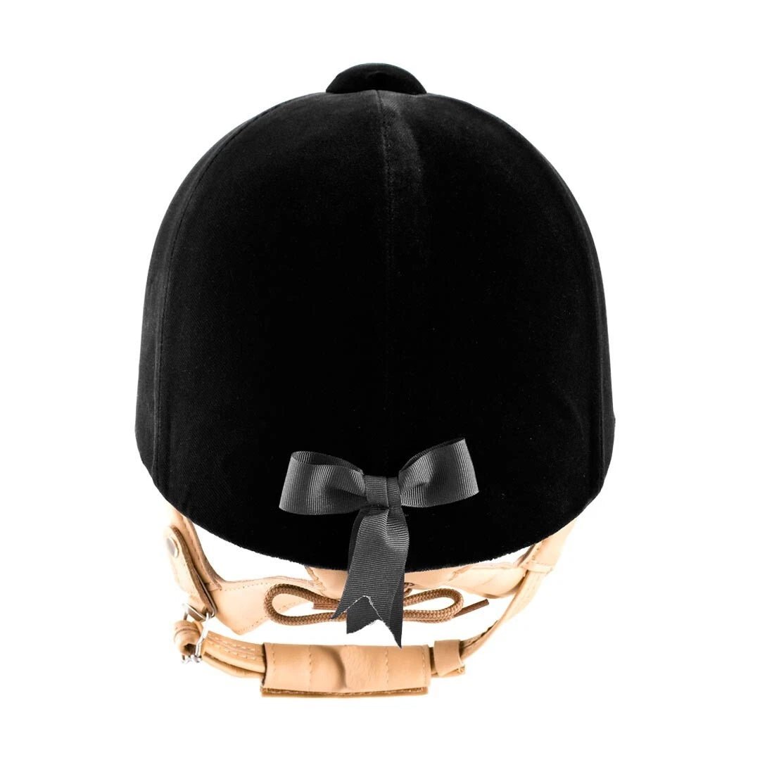 Champion CPX Supreme Velvet Riding Hat - Black - Equisafety