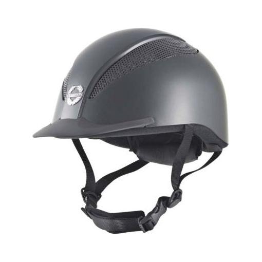 Champion Junior Air - Tech Dial Fit - Riding Hat - Black Silk - Equisafety