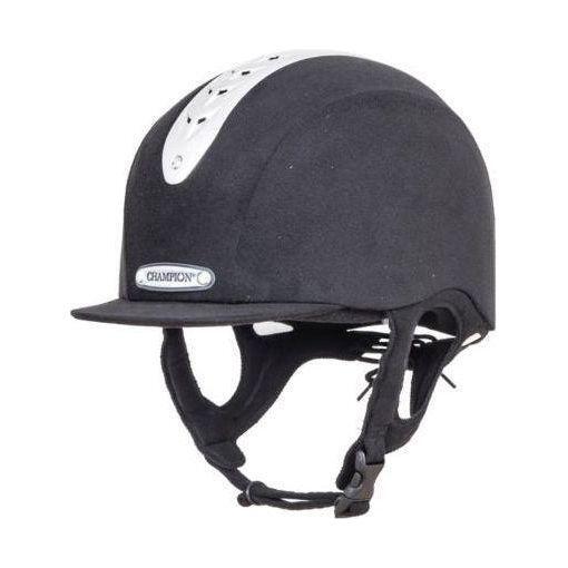 Champion Revolve X - Air MIPS Peaked Riding Hat - Black - Equisafety