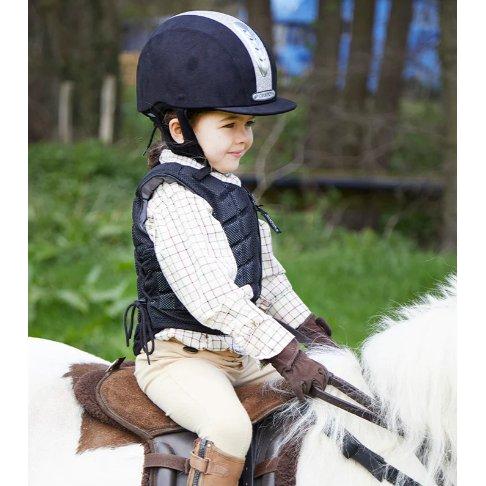 Champion Titanium Ti22 Body Protector - CHILD Black - Equisafety