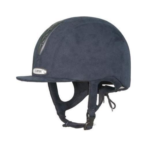 Champion X - Air Plus Peaked Riding Hat - Navy - Equisafety