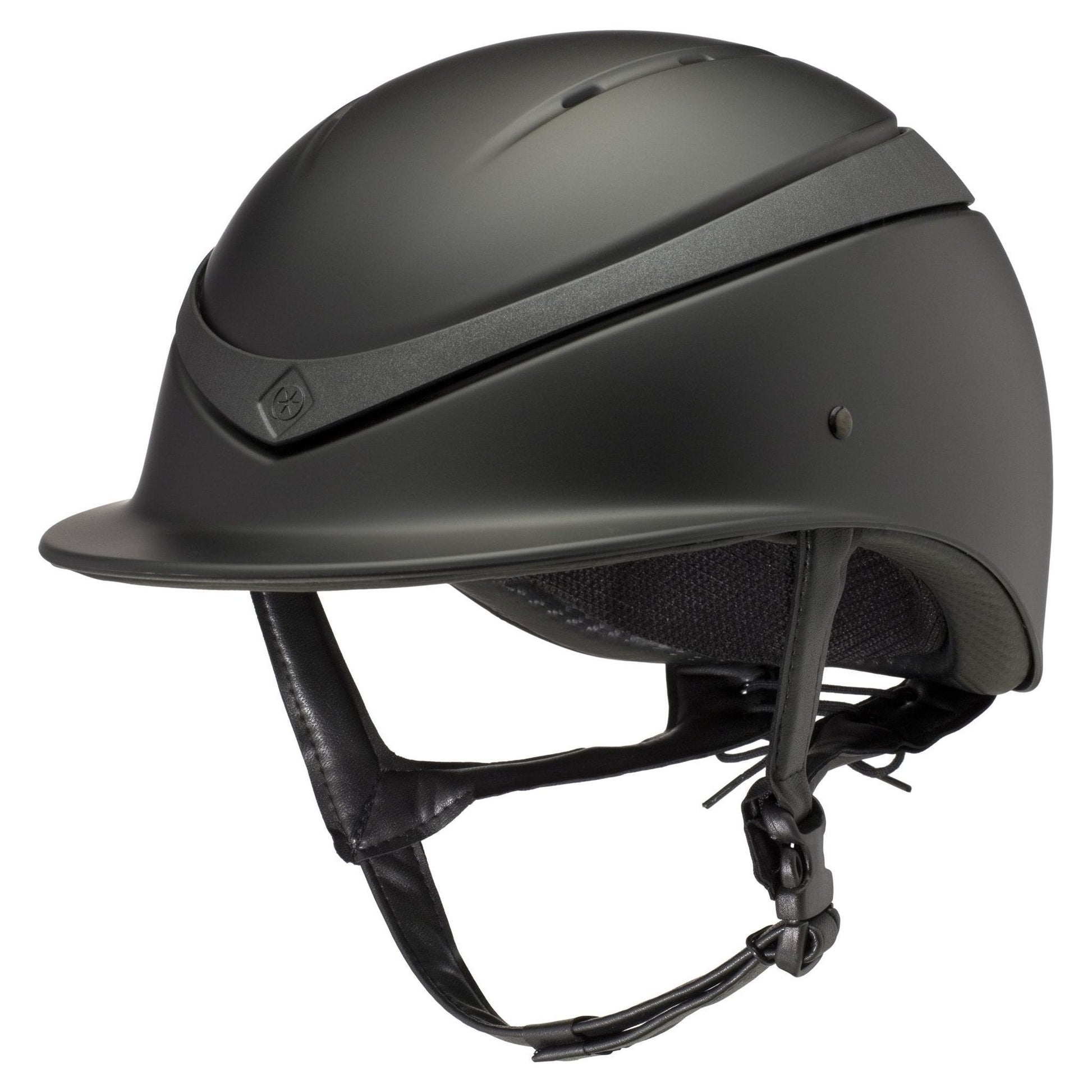 Charles Owen Luna - Riding Hat - Black Matt - Equisafety