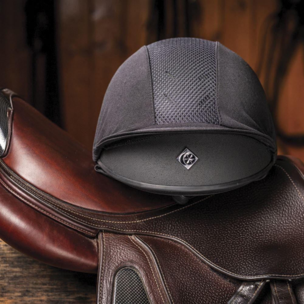Charles Owen Pro 11 Plus Jockey Skull Navy - Equisafety