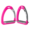 Equisafety Caballus Safety Stirrups - Double Arm Action & 5 degree inclination - Rose Gold - Equisafety