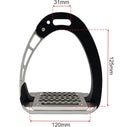 Equisafety Caballus Safety Stirrups - Double Arm Action & 5 degree inclination - Rose Gold - Equisafety