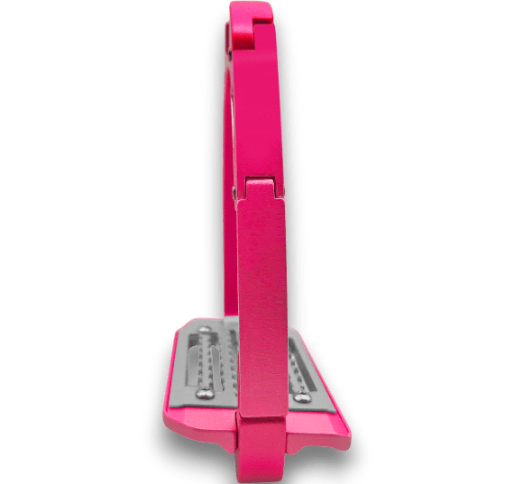 Equisafety Caballus Safety Stirrups with Double Arm Action - Black - Equisafety