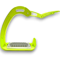 Equisafety Caballus Safety Stirrups with Double Arm Action - Hi Vis Yellow - Equisafety