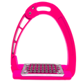 Equisafety Caballus Safety Stirrups with Single Arm Action - HI - VIS YELLOW - Equisafety