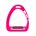 Equisafety Caballus Safety Stirrups with Single Arm Action - HI - VIS YELLOW - Equisafety