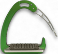 Equisafety Caballus Safety Stirrups with Single Arm Action - HI - VIS YELLOW - Equisafety