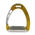 Equisafety Caballus Safety Stirrups with Single Arm Action - HI - VIS YELLOW - Equisafety