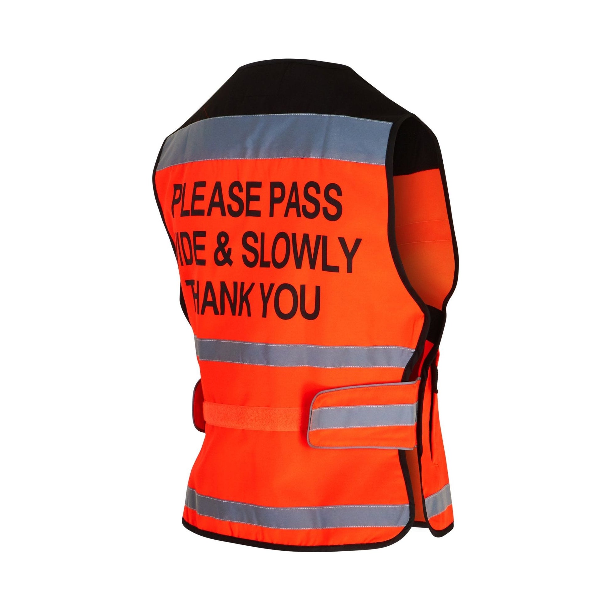 Equisafety Child Hi Vis Waistcoat - Horse In Training - O - Equisafety