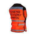 Equisafety Child Hi Vis Waistcoat - Horse In Training - O - Equisafety
