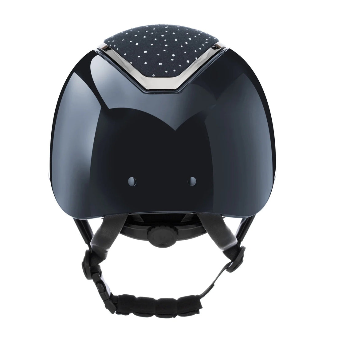 EQX Kylo Crystal with MIPS - Black Gloss/Silver - Equisafety