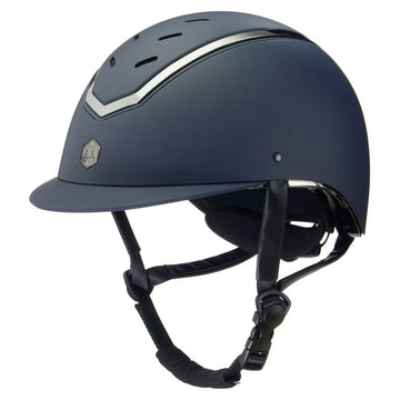 EQX Kylo Riding Hat - Navy Matte/Pewter - Equisafety