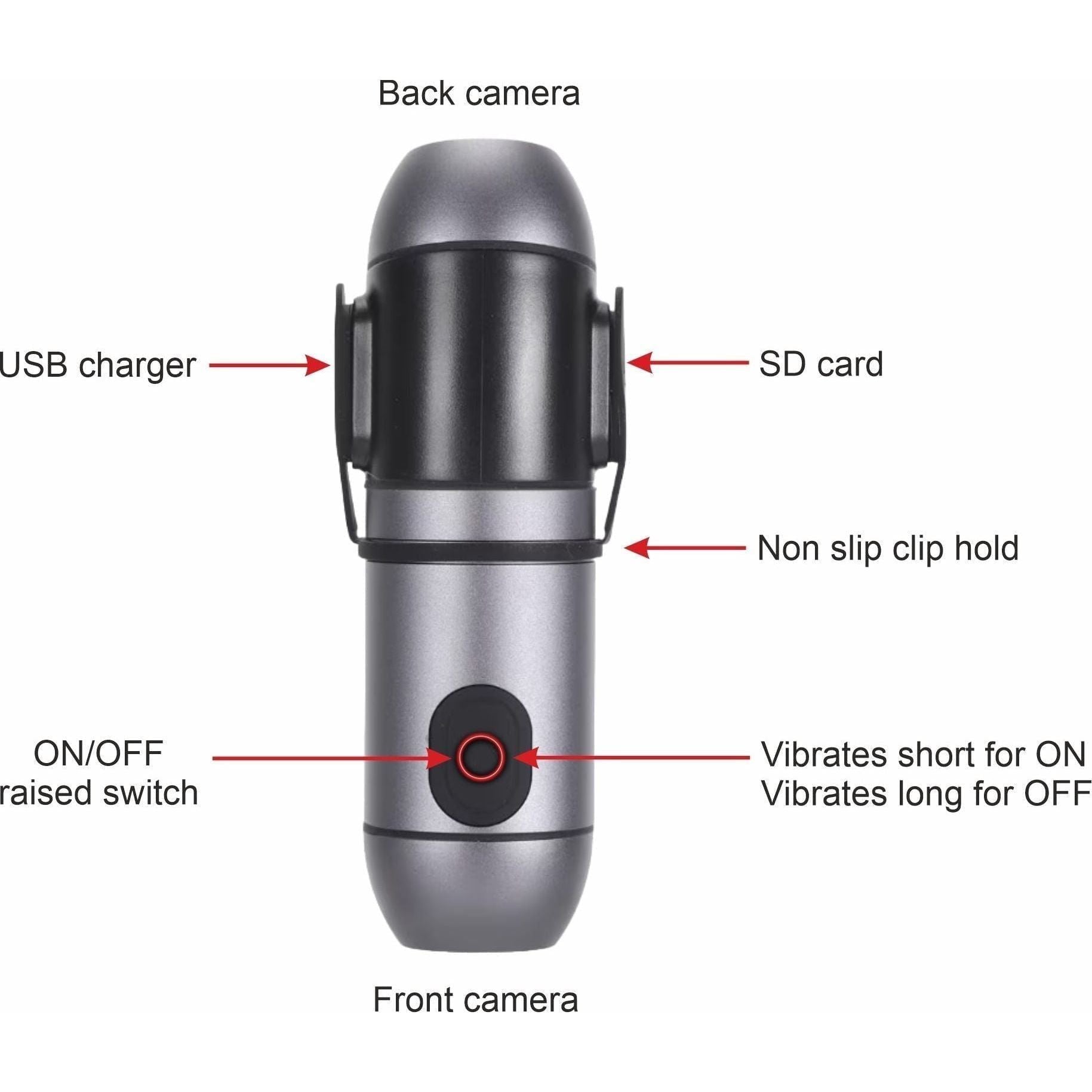 Horse Riding Helmet Camera OculosPro 2K 2 - way - Equisafety