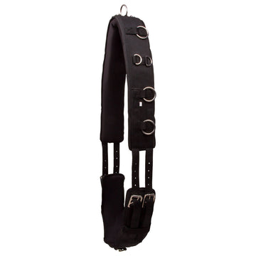Imperial Riding Lunging Girth Nylon Irhdeluxe Black - Equisafety