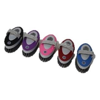 KBF99 Antibacterial Body Brush Burgundy - Equisafety