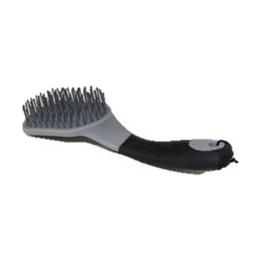 KBF99 Antibacterial Mane and Tale Brush Black/Grey - Equisafety