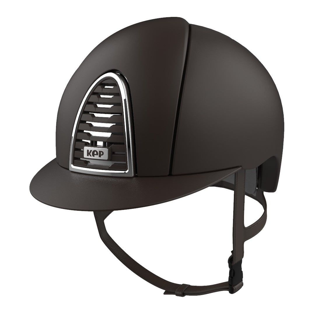 Kep Cromo 2.0 Jockey - Riding Hat - Textile Brown - Equisafety