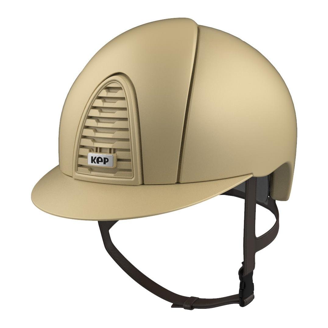 Kep Cromo 2.0 Jockey - Riding Hat - Textile Golden Sand/ Rose Gold - Equisafety