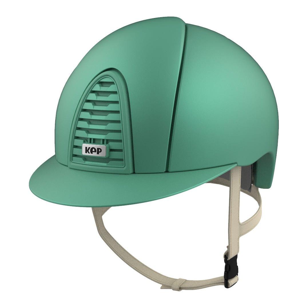 Kep Cromo 2.0 Jockey - Riding Hat - Textile Turquoise - Equisafety