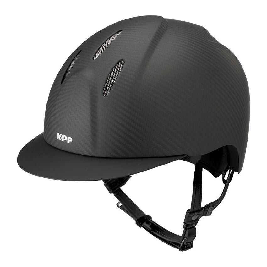 Kep E - Light Jockey - Riding Hat - Matt Black - Equisafety