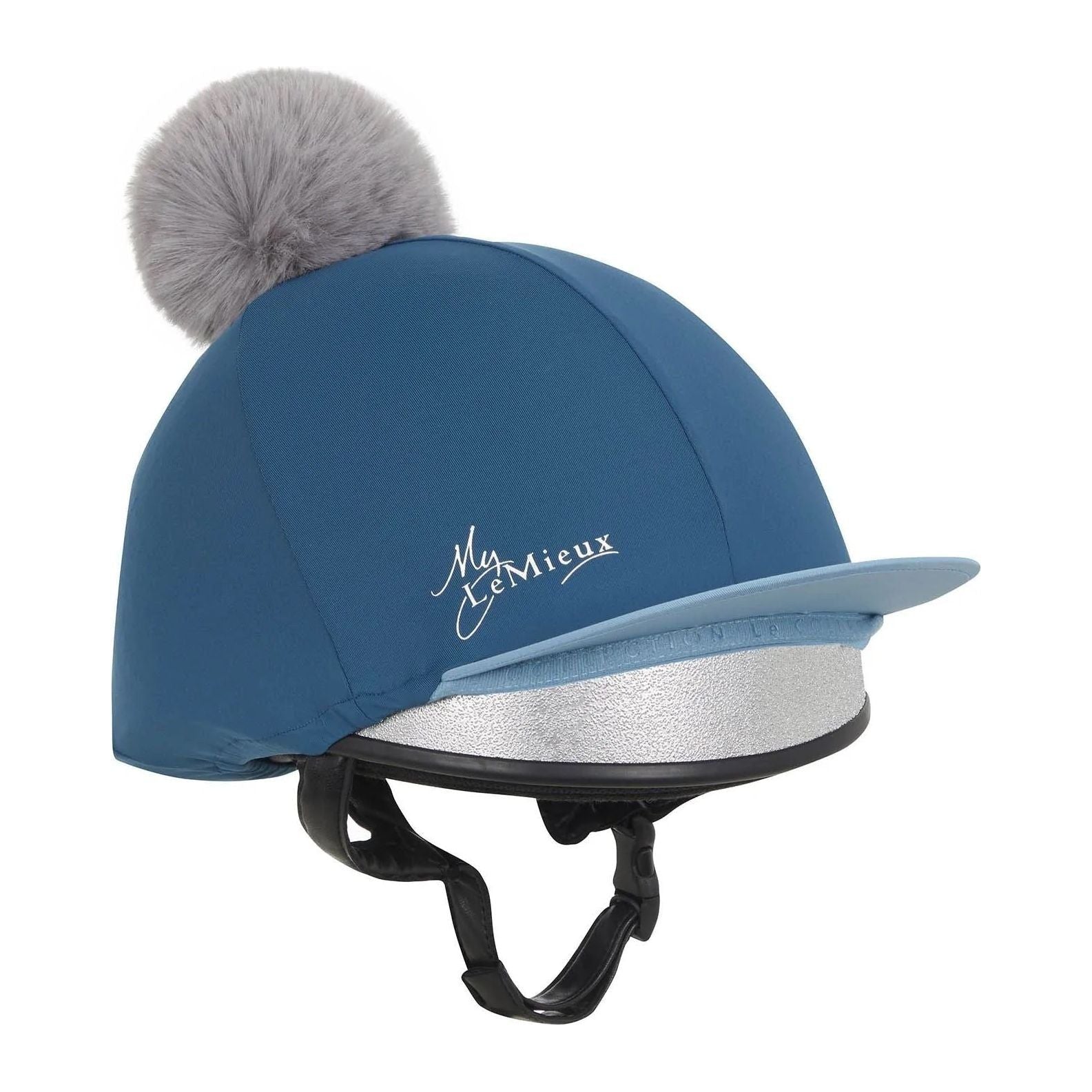 Le Mieux Pom Hat Silk Marine - Equisafety