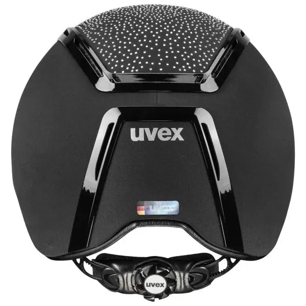 Uvex Horse Riding Helmet Exxeed Flash - Black - Equisafety