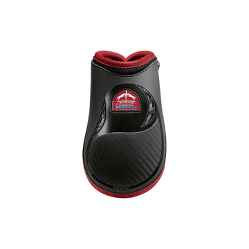 Verdus Carbon Gel Vento Rear Leg Fetlock Boot - Double Ventilation - Black/Bordeaux - Equisafety
