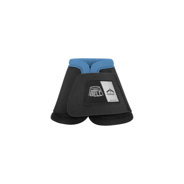 Verdus Light Safety Bell Boot - Heel Protection - Overeach - Black/Light Blue - Equisafety