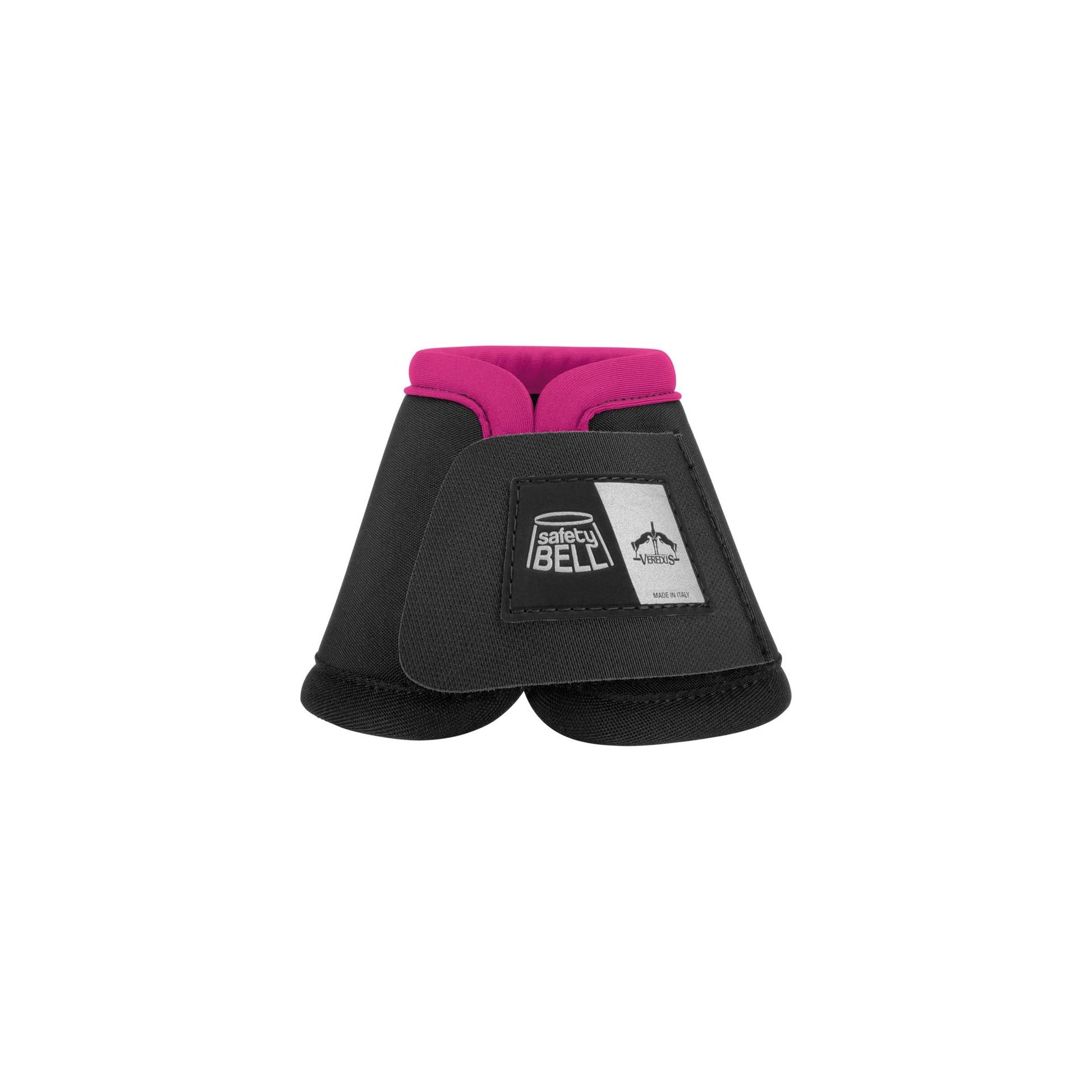 Verdus Light Safety Bell Boot - Heel Protection - Overeach - Black/Pink - Equisafety
