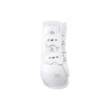 Veredus Absolute Front Leg Elastic Horse Brushing Boot - Lightweight/Breathable - White - Equisafety