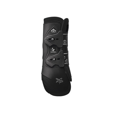 Veredus Absolute Rear Leg Elastic Horse Brushing Boot - Lightweight/Breathable - Black - Equisafety
