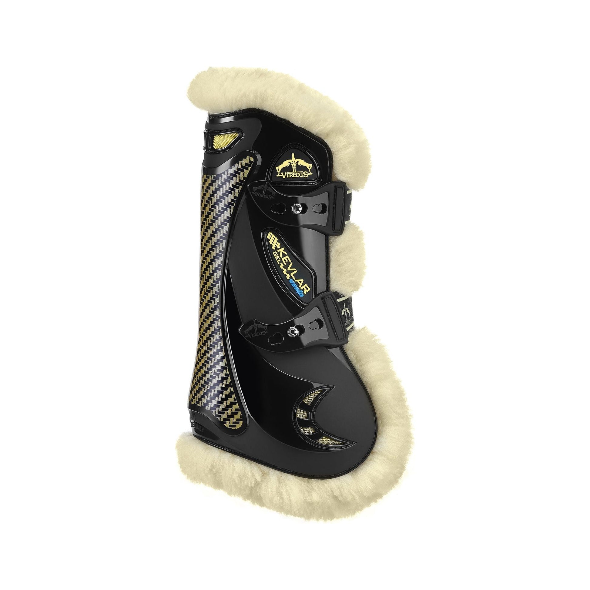 Veredus Kevlar Gel Vento Tendon Boots - Front leg - Horse - Black - Equisafety