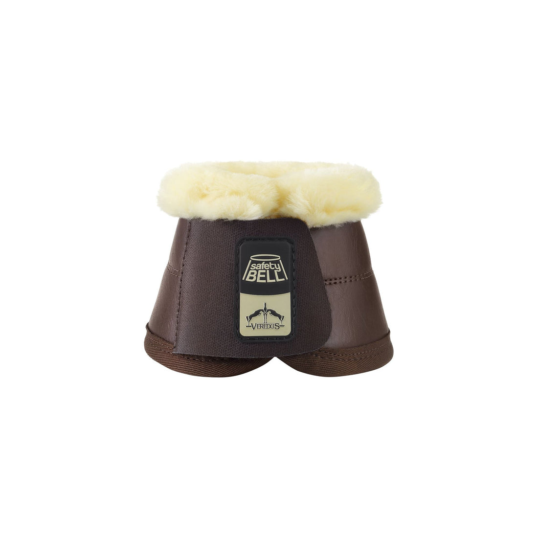 Veredus Safety Overreach Boot - Techno Shhepskin - Horse Front Leg - Heel Protection - Brown - Equisafety
