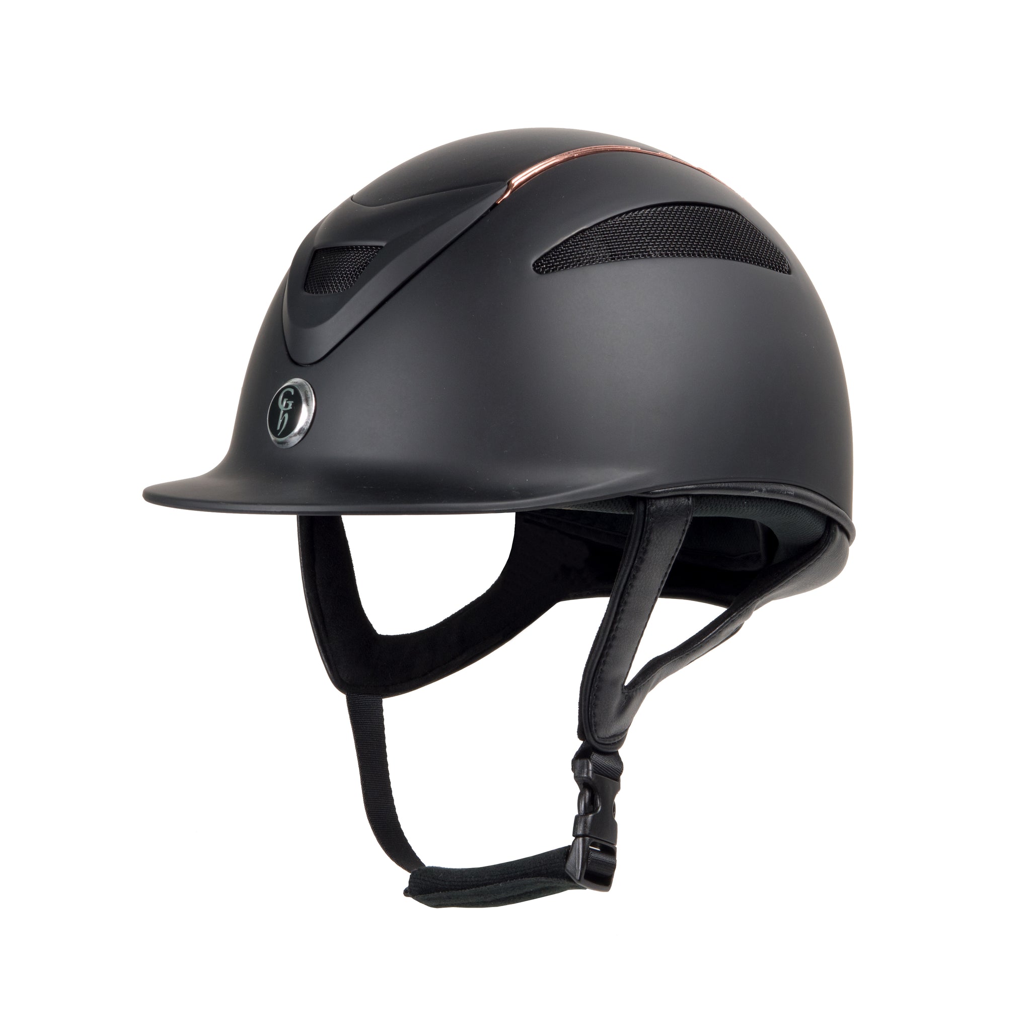 GH Conquest MKII - Riding Hat - Black/Rose Gold Limited Edition