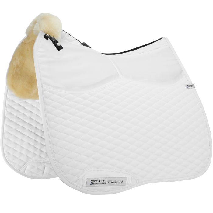 Stubben - Adjuster Streamline Dressage Pad-white