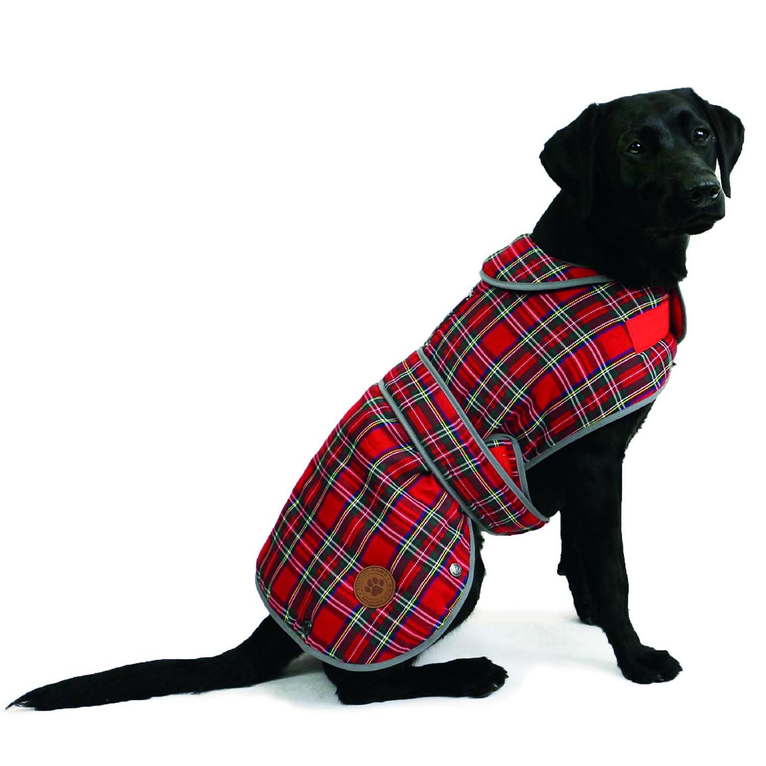 Ancol Highland Tartan Dog Coat Red