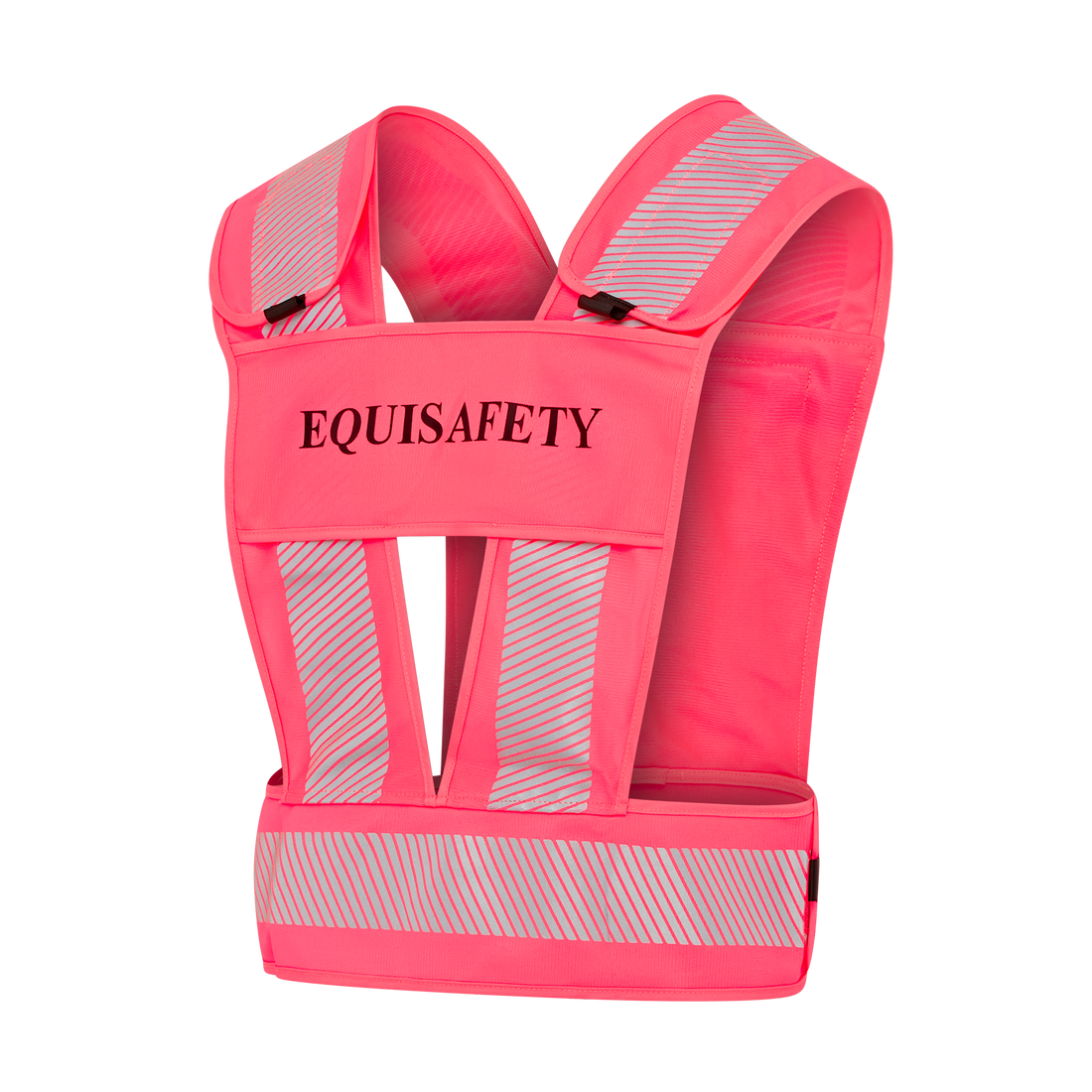 Adjustable Reflective Harness with pocket - PINK