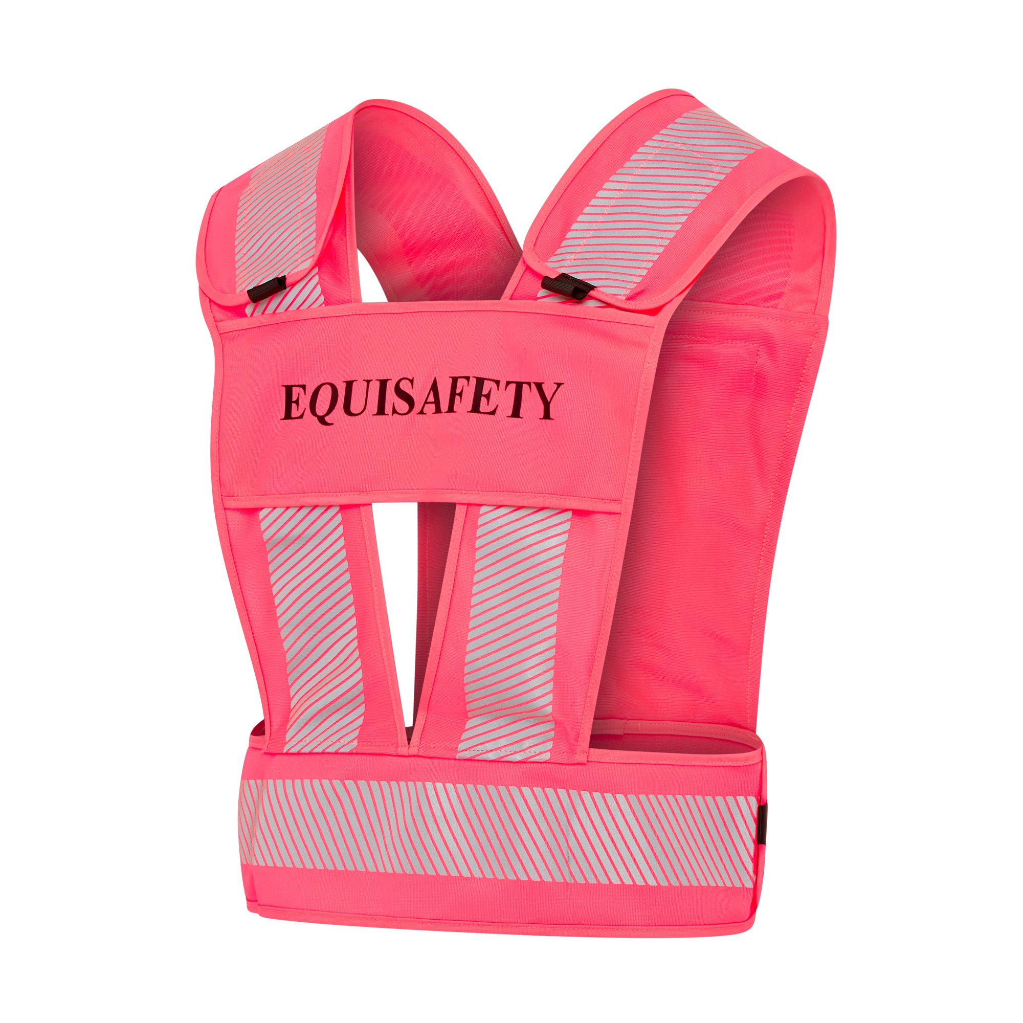 Adjustable Reflective Harness with pocket - PINK