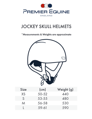 Premier Equine - Artemis Matte Jockey Skull Carbon Shield Black