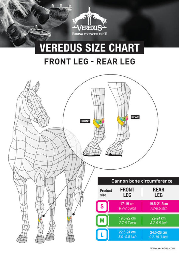 Veredus Tendon Boots Carbon Gel Vento Color Edition - Pink