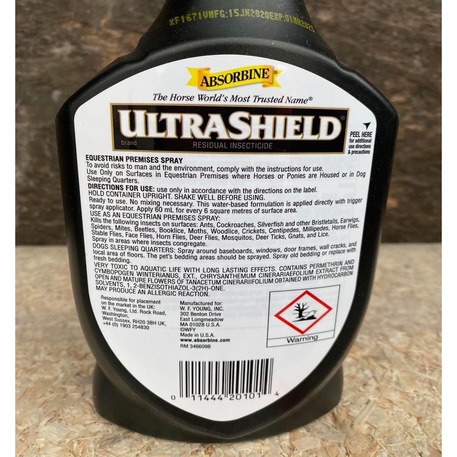 Absorbine Ultrashield Insecticide Fly Spray IN STOCK - Equisafety