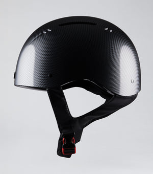 Premier Equine Artemis Jockey Skull - Carbon Gloss Black