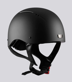 Artemis Jockey Skull Hat - Matte Black