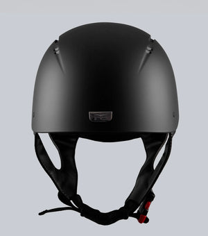 Artemis Jockey Skull Hat - Matte Black